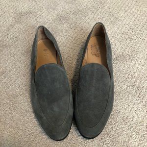 Classic Grey Suede Loafer J Jill Size 6